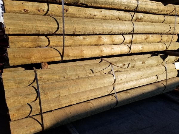 Lodgepole Pine Posts HighStrength 7" and 8" Pine Posts